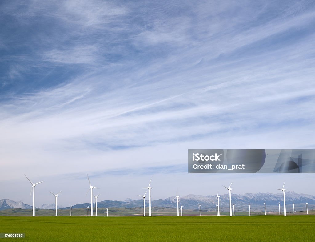 Éolienne paysage - Photo de Agriculture libre de droits