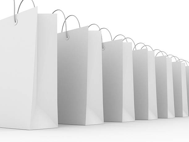 Shopping bags stock photo