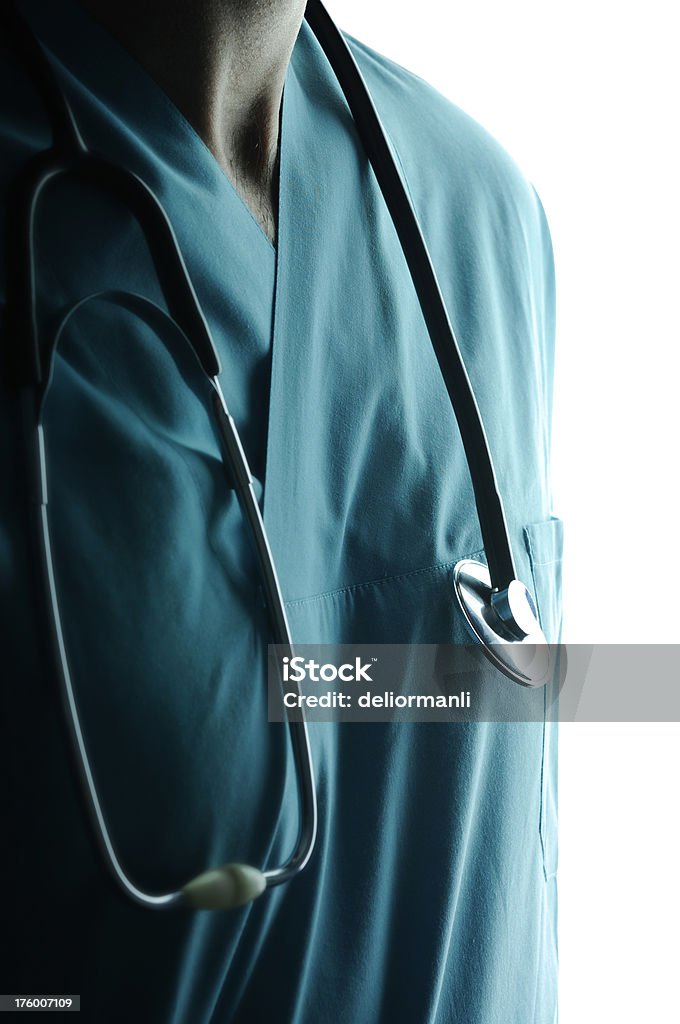 Médico con un estetoscopio - Foto de stock de Adicción libre de derechos