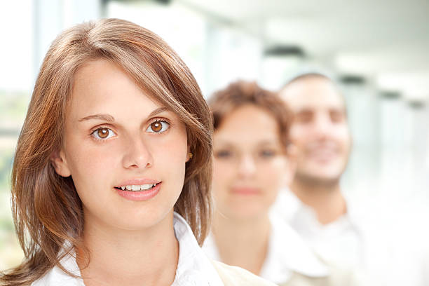 istock Happy business team work harmony at office 176007544