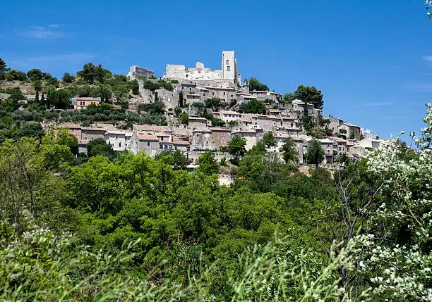 Village of Lacoste in Provence France