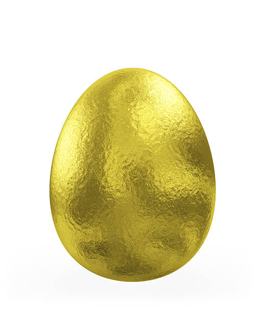 Golden Egg stock photo