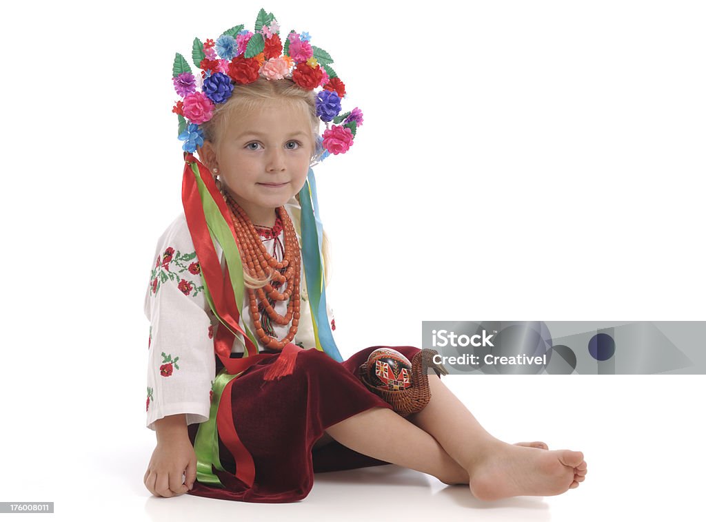 Mädchen in Ukrainischer Kostüm - Lizenzfrei 4-5 Jahre Stock-Foto