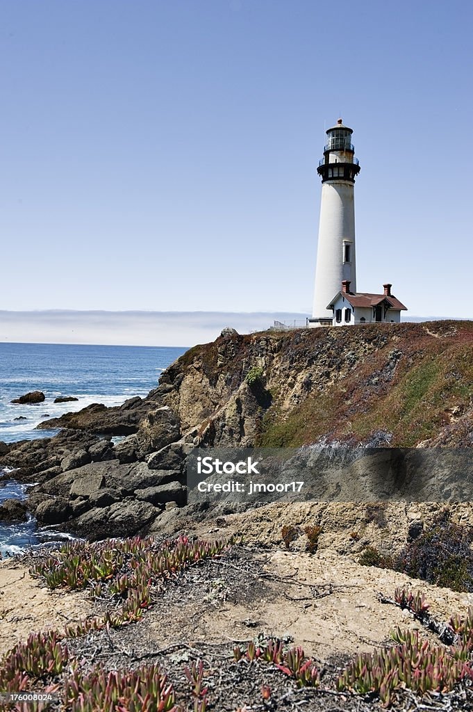 Farol de Pigeon Point, Califórnia - Foto de stock de Califórnia royalty-free