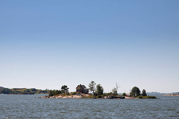 istock Island in Helsinki harbour area 176008273