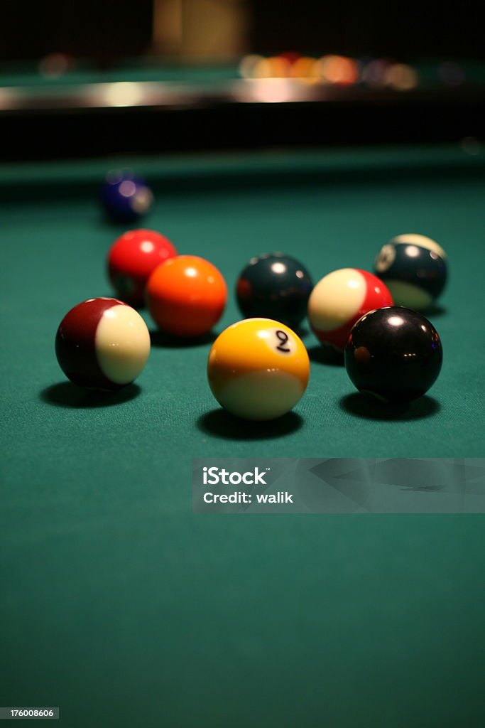 Pool table - Lizenzfrei Billard Stock-Foto