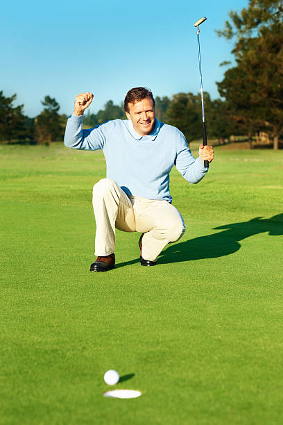 istock Excited golfer during a game of golf 176008761