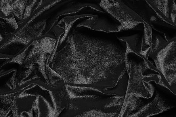 Black velvet background stock photo