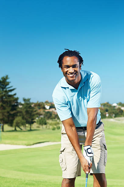 istock African American playing game of golf 176009339
