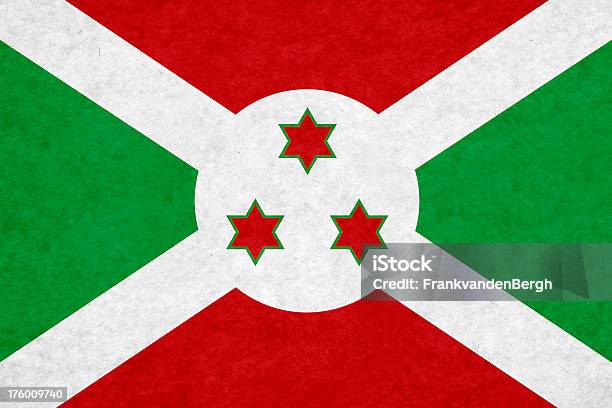 Foto de Bandeira Do Burundi e mais fotos de stock de Bandeira - Bandeira, Burundi - Cultura Tribal Africana Oriental, Burundi - África Oriental