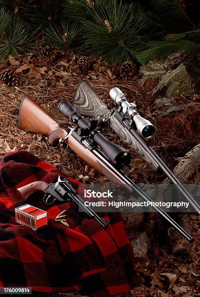 Foto de Rifles De Caça e mais fotos de stock de Arma de Fogo - Arma de Fogo, Atirar, Bala - Munição