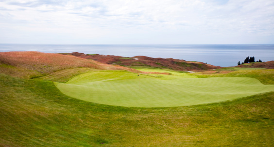 Golf Green on Lake Michigan Arcadia Bluffs. .....If you like this image you may want to look at other GOLF Images of mine :