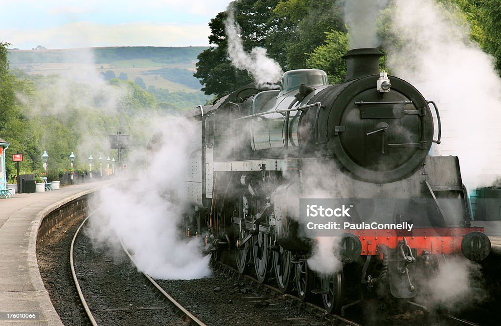 Reunião de vapor - Foto de stock de Locomotiva a vapor royalty-free