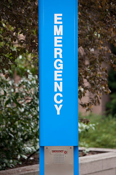 istock College or University Campus Emergency Call Station Sign 176010123