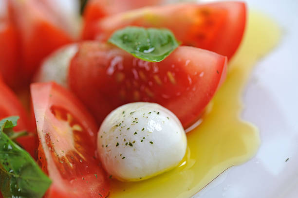 istock Mozzarella Bowl in Tomato Salad Close-Up 176010181