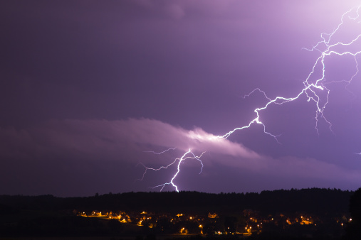 Summer thunderstorm at nightMore lightning pictures: