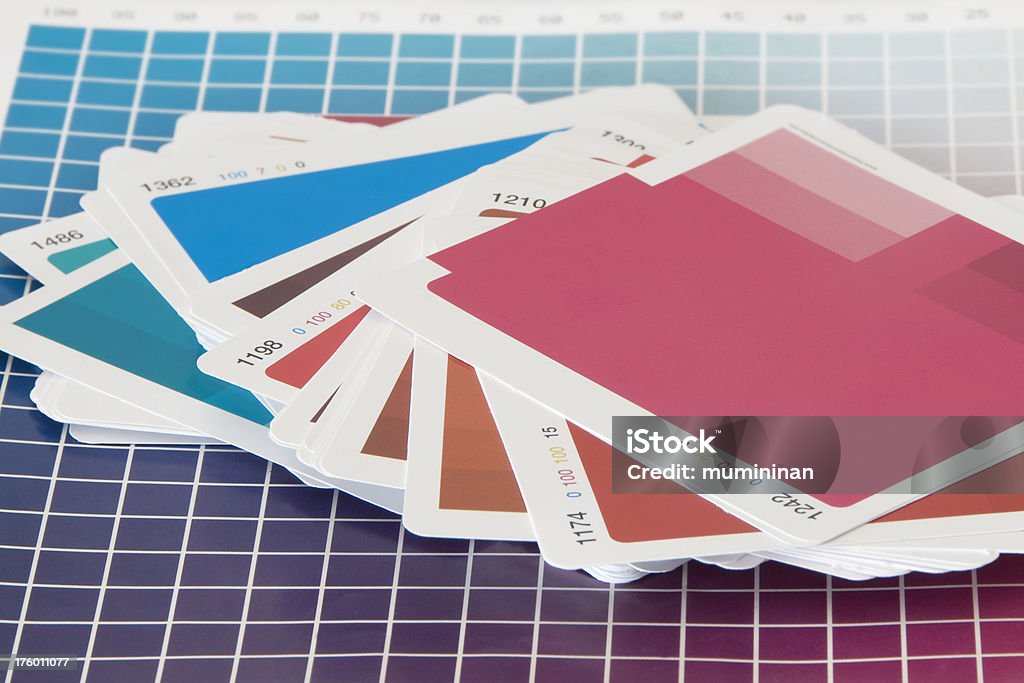 Guia de cores - Foto de stock de CMYK royalty-free