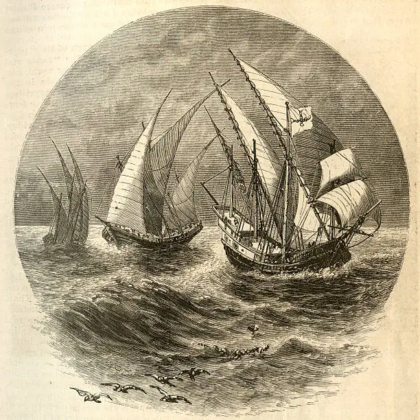 Photo of Three Caravels Engrave