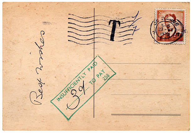 istock 'Insufficiently Paid' postcard sent from Belgium, 1970 176011607