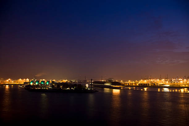 istock port hamburg at night 176011649
