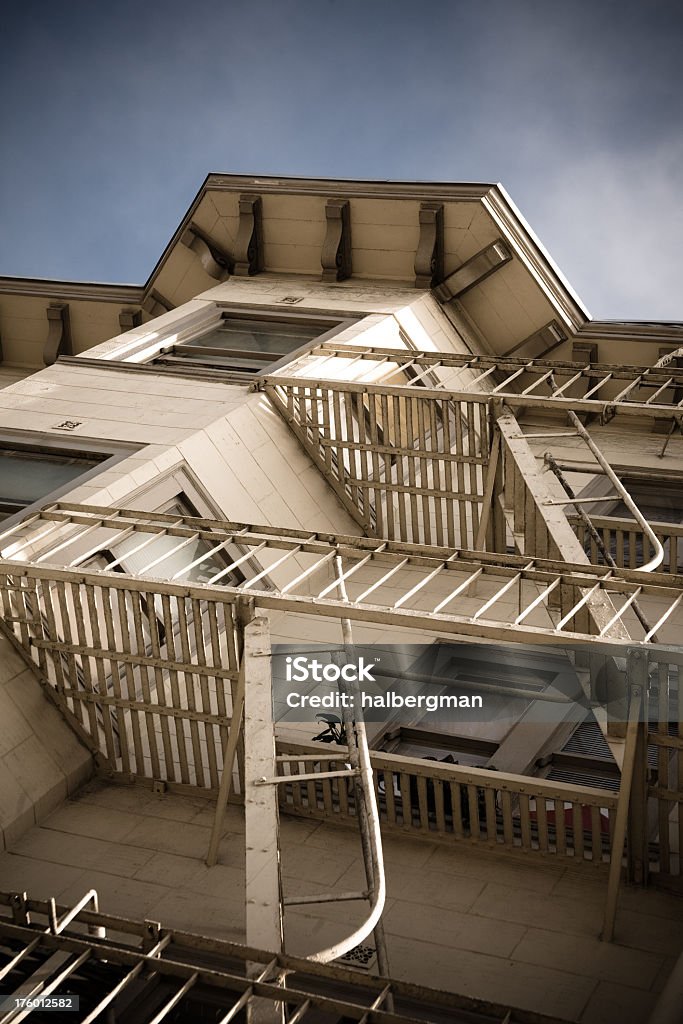 San Francisco-style Victorian Architecture Apartment Stock Photo