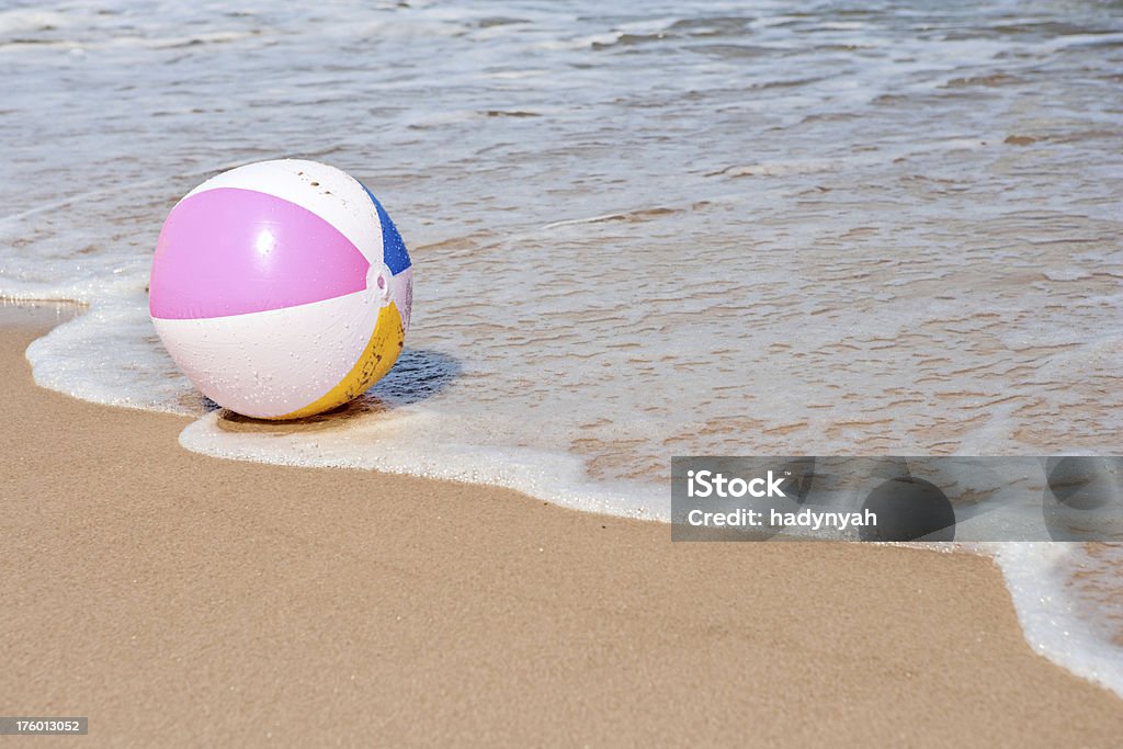 Beach ball - Lizenzfrei Blau Stock-Foto