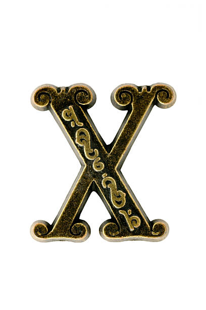 istock brass letter "X" 176013872