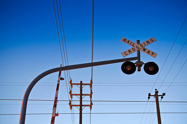 istock Railway Signals and Power Lines 176013875