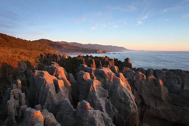 "Last light on the famous Pancake Rocks at Punakaiki, New Zealand.For other New Zealand images please check out my lightbox:"