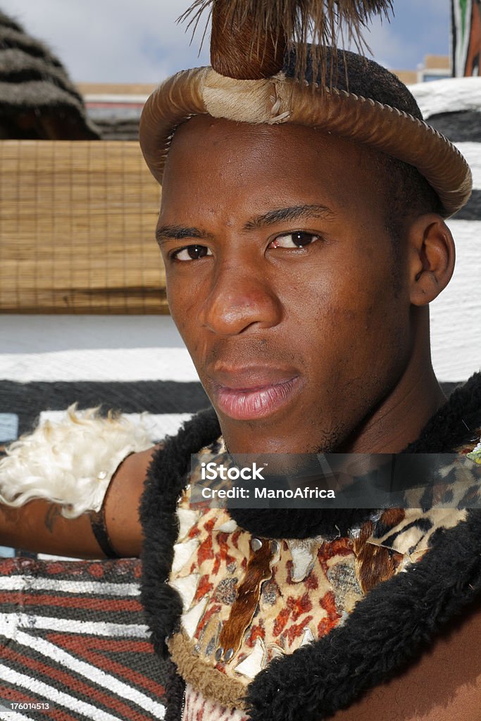 Traditionelle Zulu Mann, Südafrika - Lizenzfrei Republik Südafrika Stock-Foto