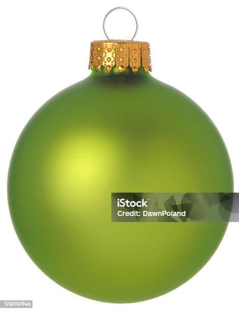 Lime Grün Bauble Stockfoto und mehr Bilder von Christbaumkugel - Christbaumkugel, Dekoration, Farbbild