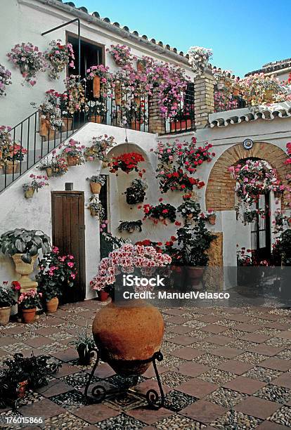 Andalusischen Innenhof Cordoba Stockfoto und mehr Bilder von Cordoba - Spanien - Cordoba - Spanien, Terrasse - Grundstück, Andalusien