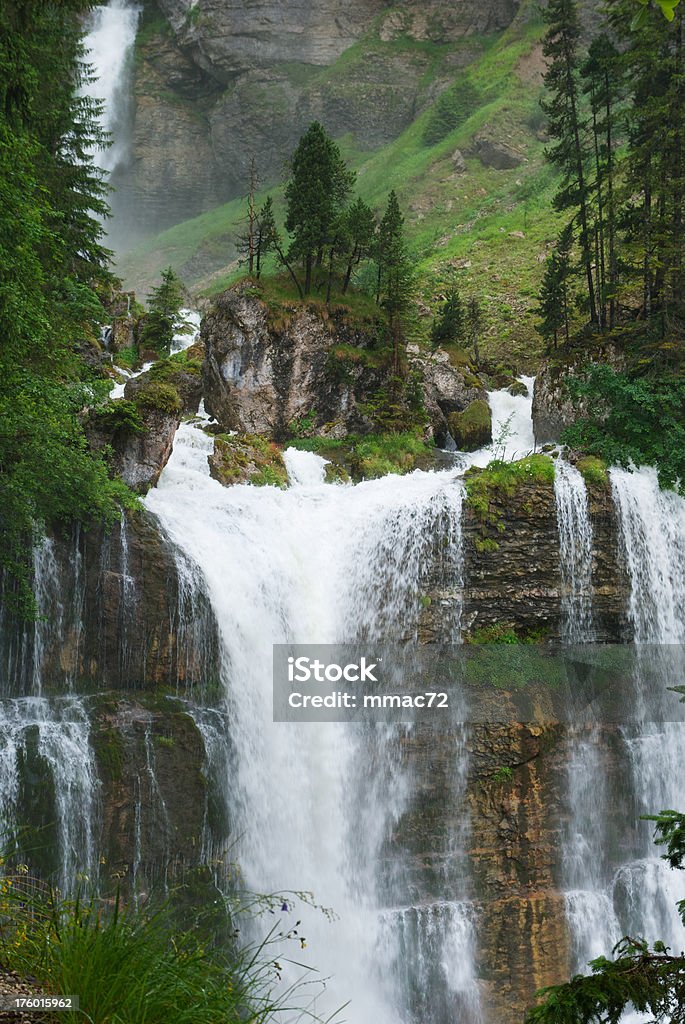 Waterfall "Waterfall in the French Apls, Cirque de Saint Meme, Chartreuse" Beauty In Nature Stock Photo