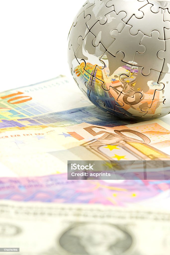 Globale Wirtschaft - Lizenzfrei Globus Stock-Foto