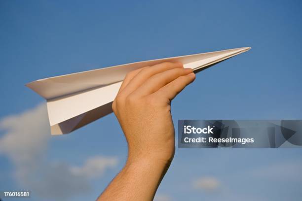 Airplane Stock Photo - Download Image Now - Achievement, Airplane, Blue