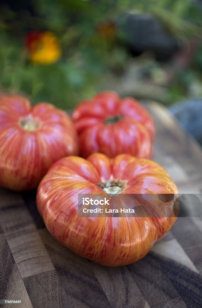 Heirloom Tomaten - Lizenzfrei Bildschärfe Stock-Foto