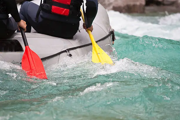 Photo of Whitewater rafting detail