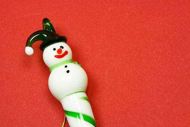 istock Vintage Glass Snowman Ornament 176017104