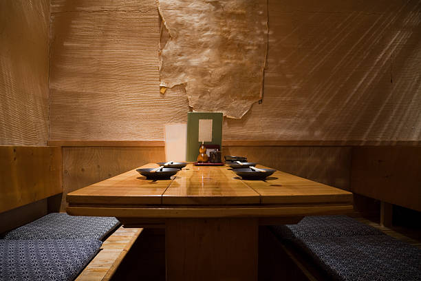 Japanese Restaurant Interior stock photo