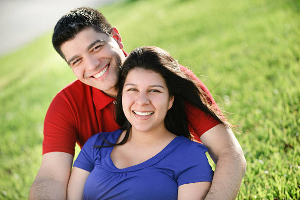 istock Portrait of a latin couple 176018331