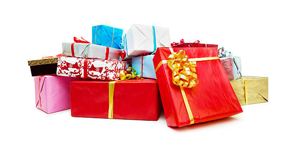 istock Heap of presents isolated 176019171