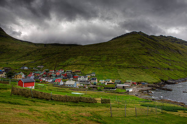istock Fishing Village, Faeroe Islands (HDR) 176019375