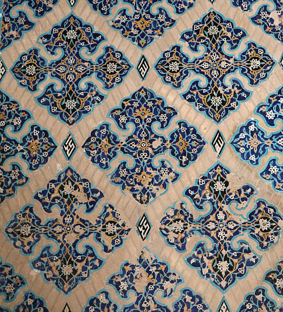 istock Mosaic and patterns from Asian buildings 176019389