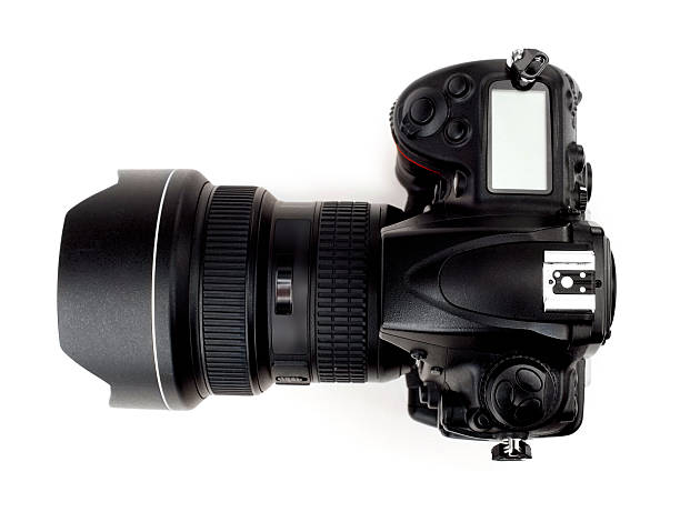 istock Top view of a modern digital photo camera 176019816