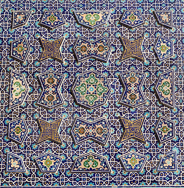 istock Mosaic and patterns from Asian buildings 176019871