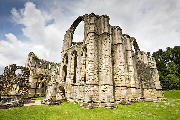 istock Fountains Abbey Ruins in Yorkshire 176020060