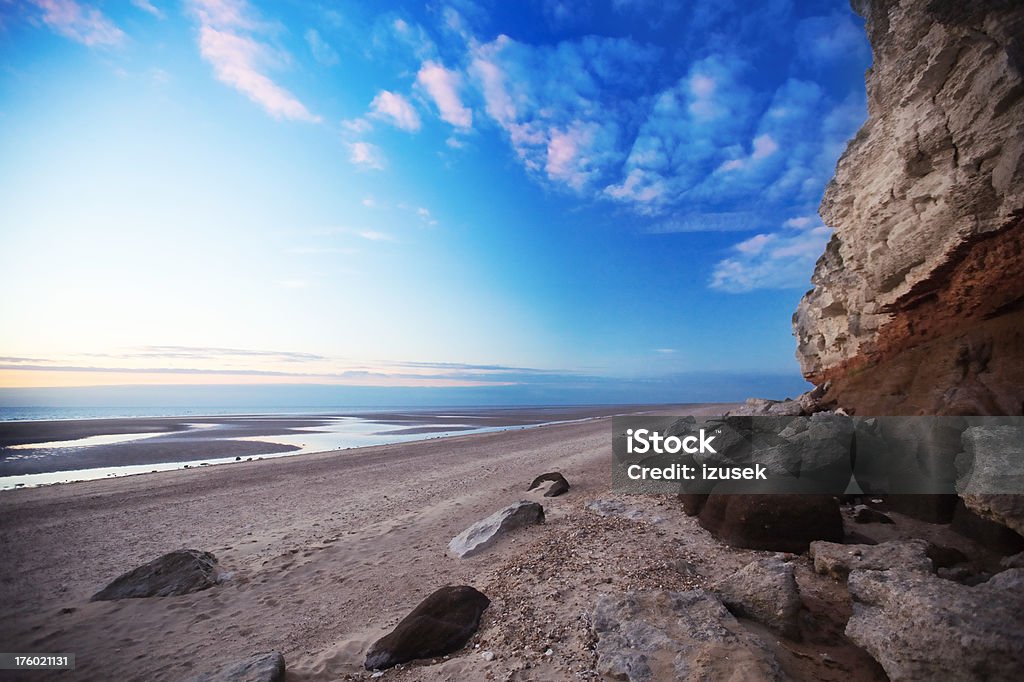 Hunstanton Cliffs Norfolk, Reino Unido - Foto de stock de Norfolk libre de derechos