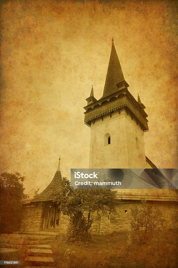 Vintage zdjęcie z reformowanej church - Zbiór zdjęć royalty-free (Antyczny)