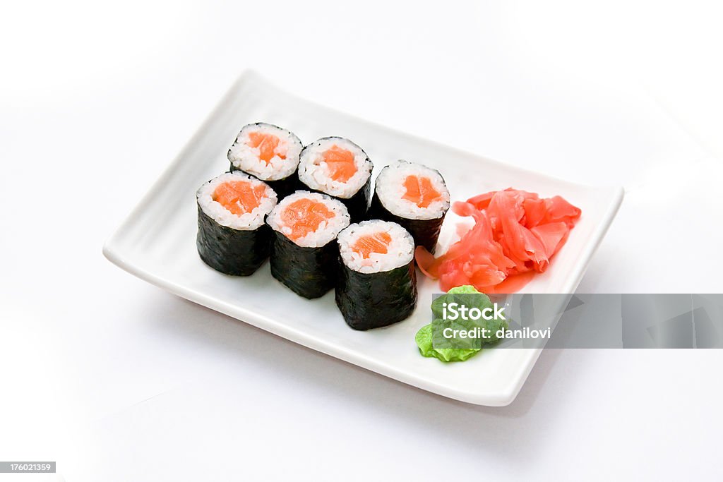 Sushi rolki - Zbiór zdjęć royalty-free (Bez ludzi)
