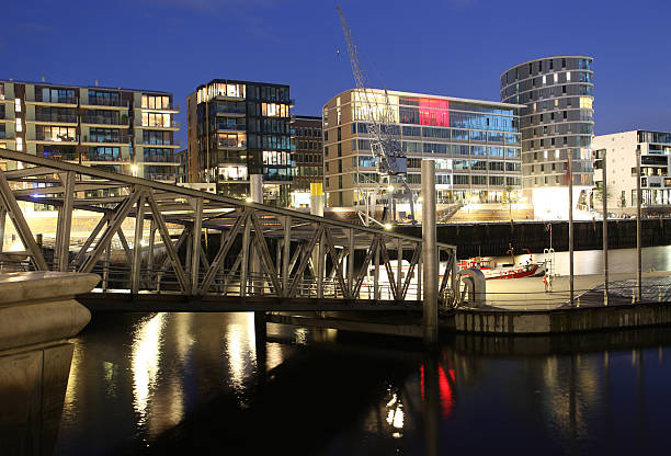 istock HafenCity Hamburg in the night 176021606